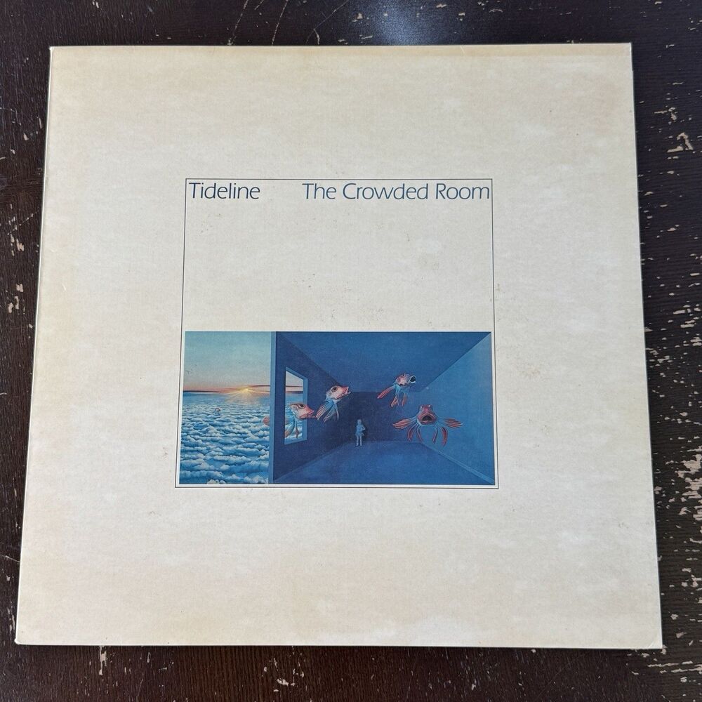 Tideline The Crowded Room NM Vinyl Record Lp 1979 Belgium Progressive Pop Rock
